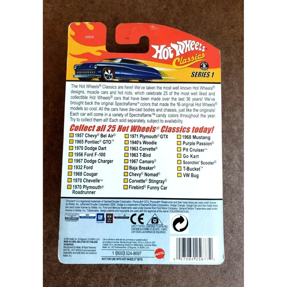 2005 Hot Wheels 1970 PLYMOUTH ROADRUNNER 440 Spectraflame Gold CLASSICS SERIES 1